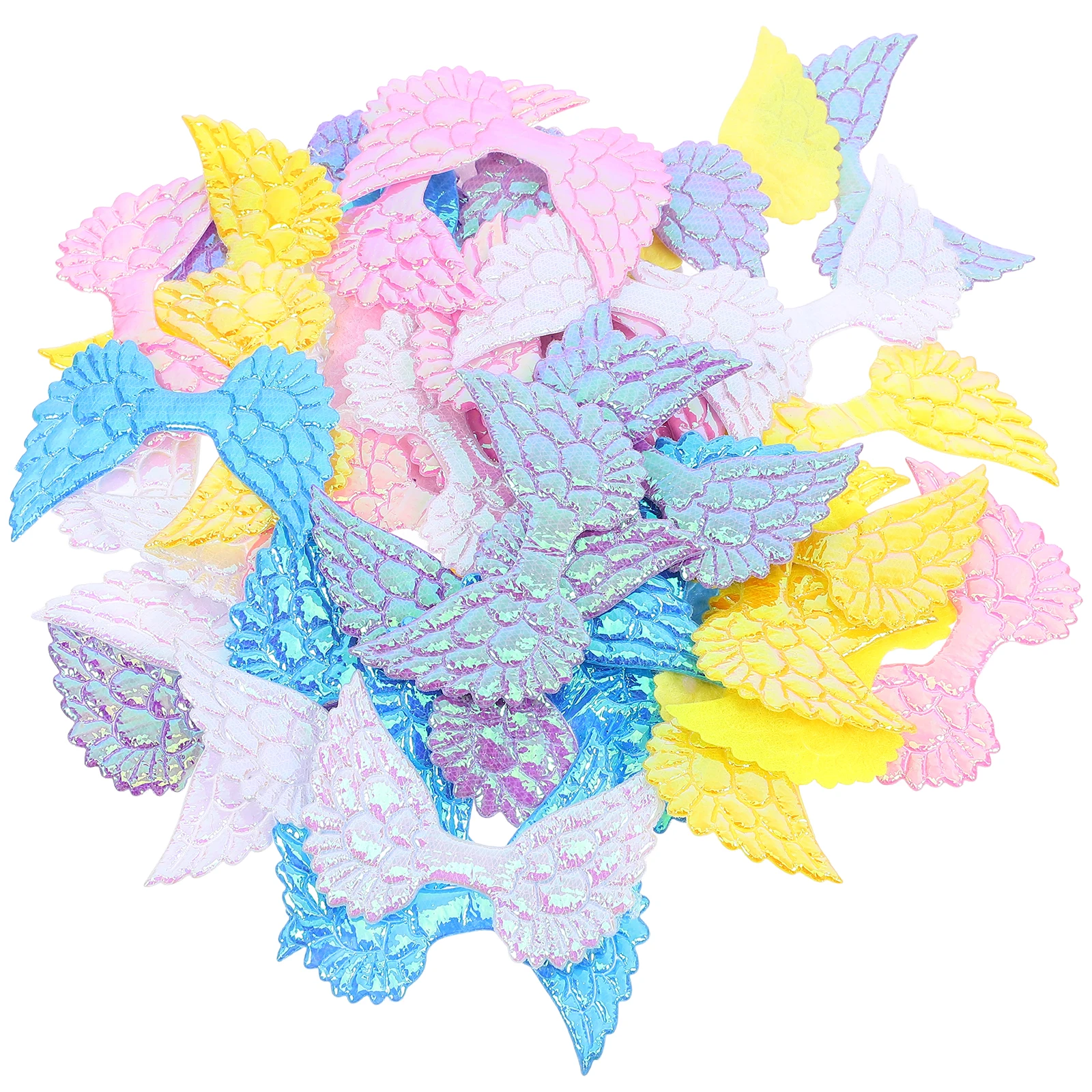 

50pcs DIY Hair Claw Angel Wings Patch Applique Decor Clothes Accessories Wing Garment Fashion