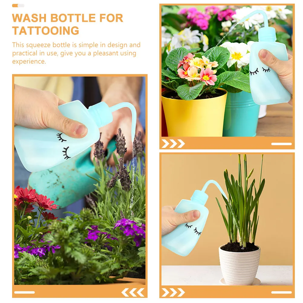 

4 Pcs Elbow Bottle Squeeze Bottles Plastic Squirt Succulents Refillable Washing Small for Liquids