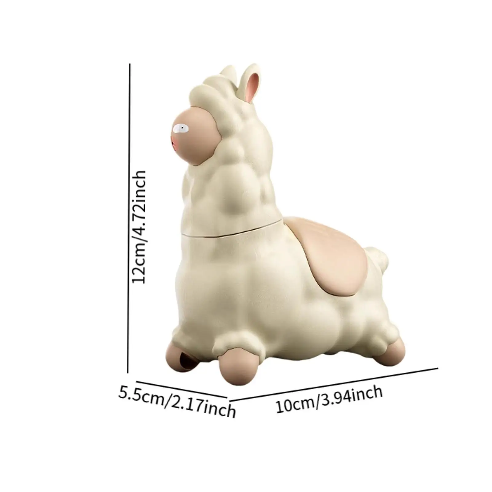 Juguete de pulverización de agua con forma de Alpaca, juguete de chorro de Alpaca con cabeza temblorosa para patio trasero