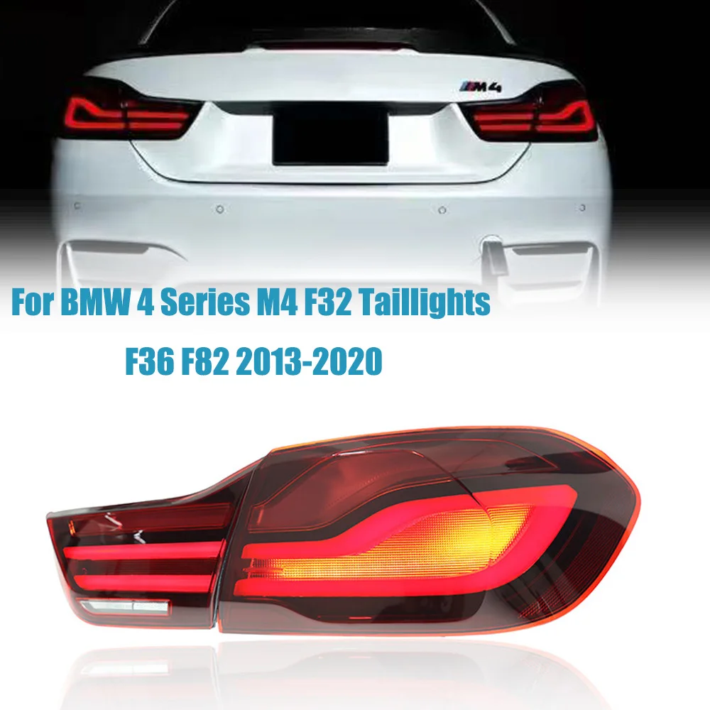 

Автомобиль для BMW 4 серии M4 F32 Задние фонари F36 F82 2013-2020 Модернизированные светодиодные задние фонари Динамический указатель поворота DRL Автомобильный светильник в сборе