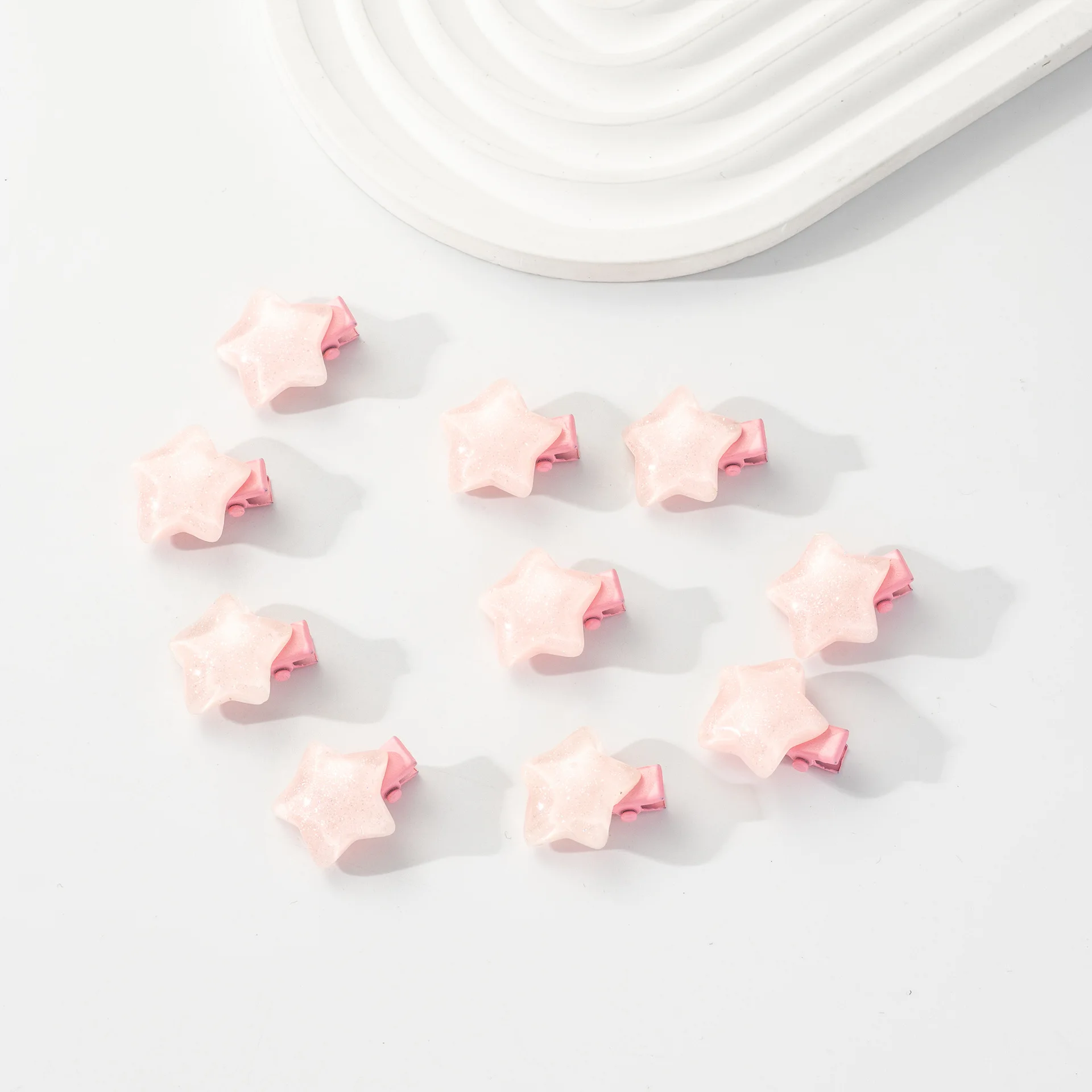 10Pcs Mini Y2K Hairpin Pink/Blue Star Design BB Hair Clips Fringe Jewelry Barrette Bangs Side Clip Summer Girls Hair Accessories view 5