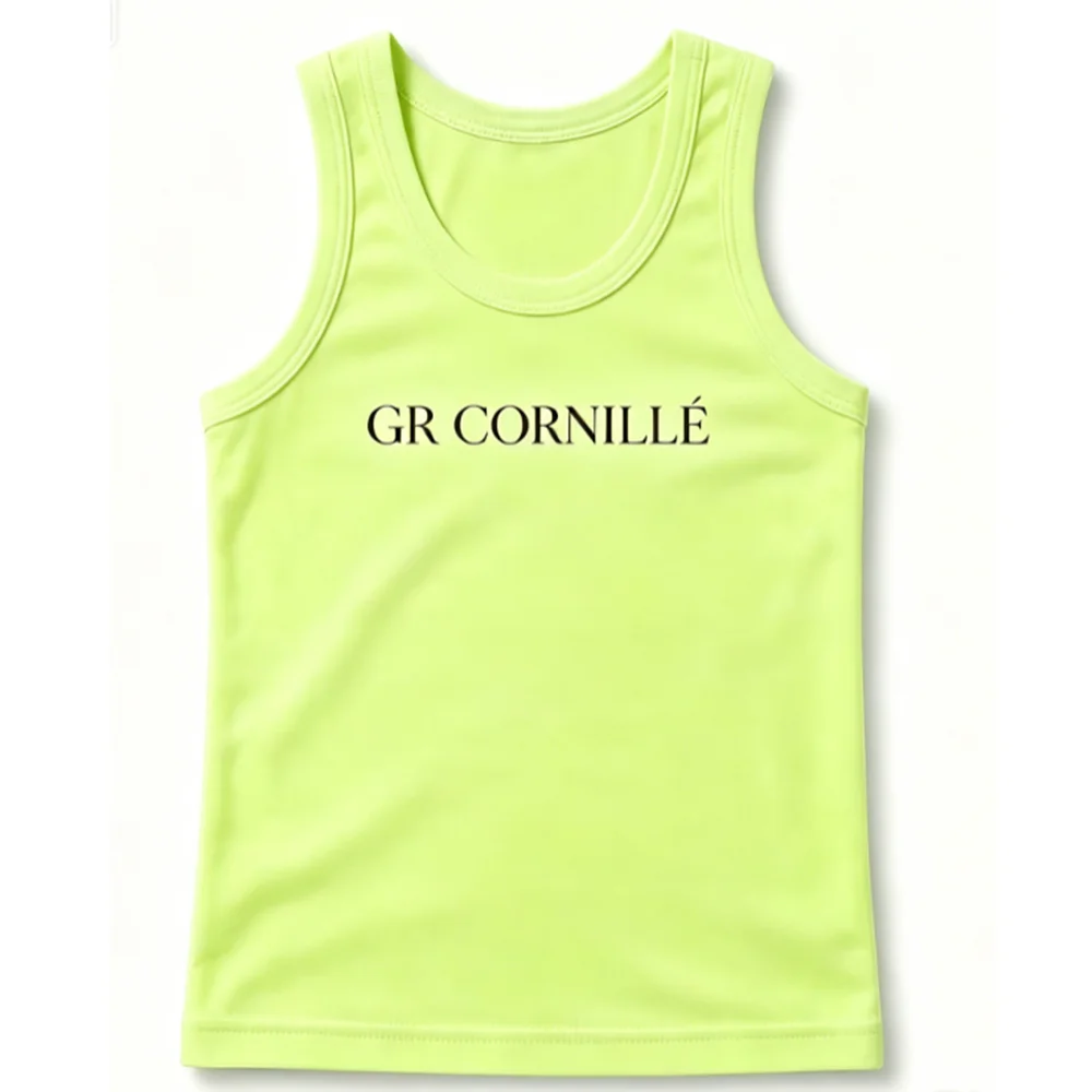 Customized 15Pcs Pure Cotton Kids Boys Girls Vests Children Ventilate Tops Student Sport Tank Tops Sleeveless Tee