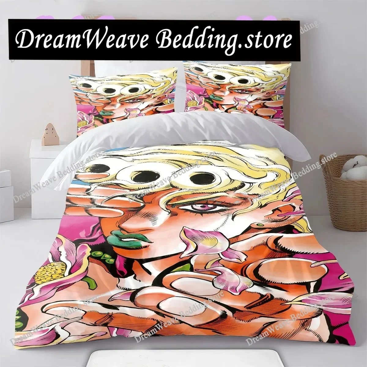 JOJO Extra Large Size Bedding Set Duvet Cover Cartoon Children Gift Print Various Sizes Decor