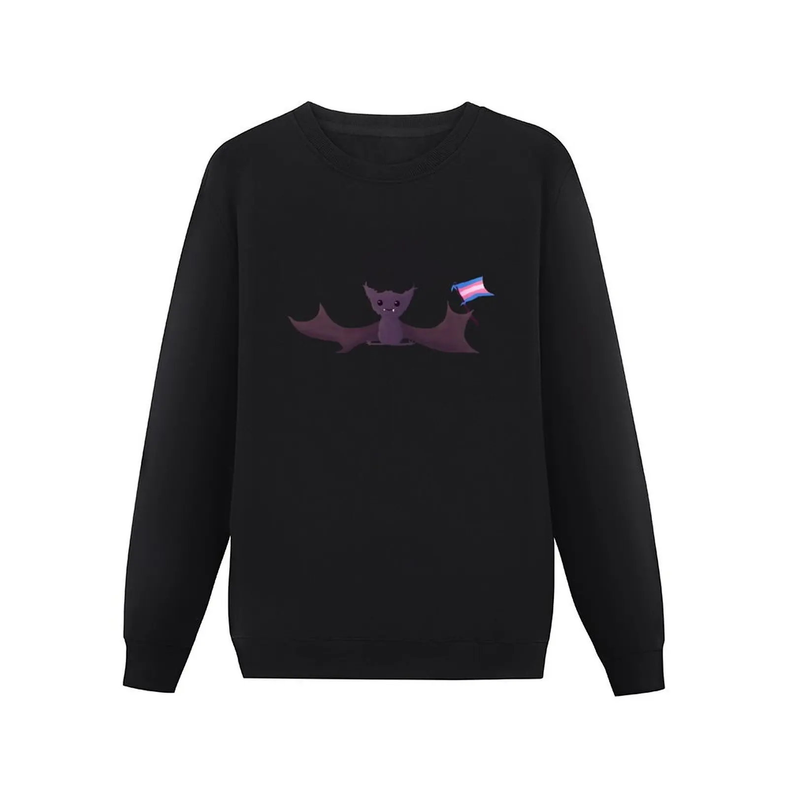 Cute Pride Trans Halloween Bat Pullover Hoodie men's sweat-shirt set sweatshirts for men