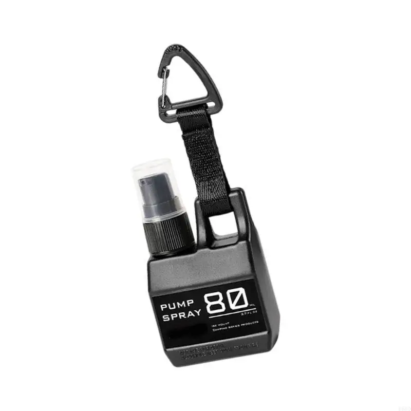 Outdoor Dispenser Bottle with Gentle Nozzle and Keychain for Easy Carrying 