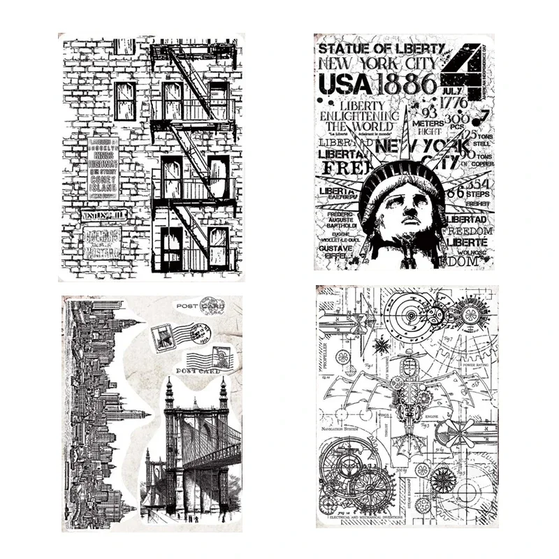 

Clear Stamps For 2022 New Scrapbooking Paper Making Sir Vagabond Aviator Collection Stamp Embossing Craft Card Transparent Seals