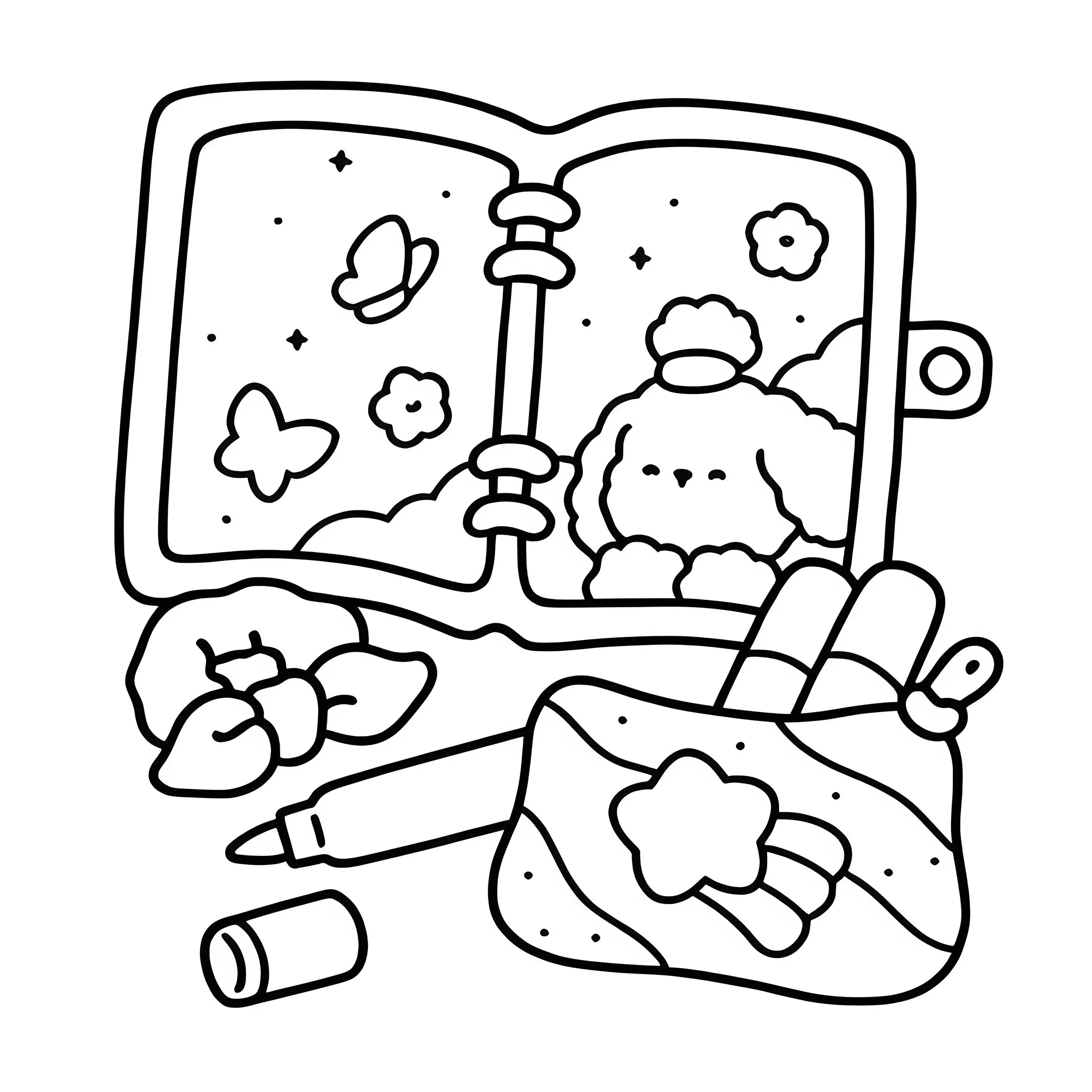 SELF-CARE Bold-easy Patterns Coloring Book for Adults Cute Drawing Book Perfect Gift for Party and Birthday