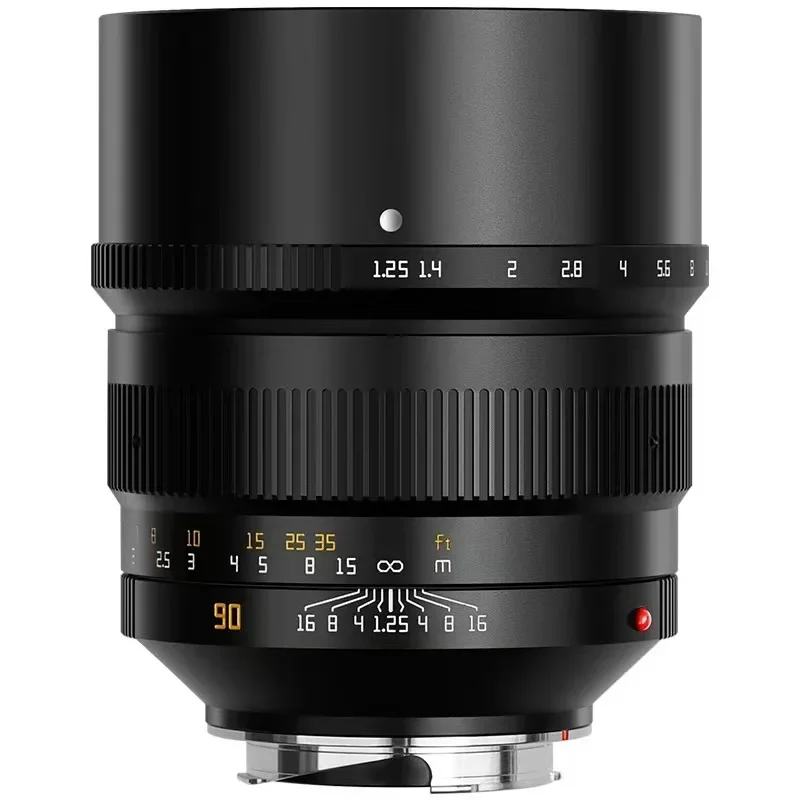 

90mm F1.25 Full Frame Lens Manual Focus Lens Compatible with M Mount Cameras M240 M3 M6 M7 M8 M9 M9p M10