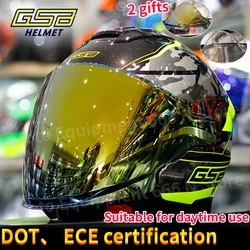 GSB G-268 Men's Motorcycle Half Helmet Summer motorbike helmet for women g268 casco moto DOT ECE Certification