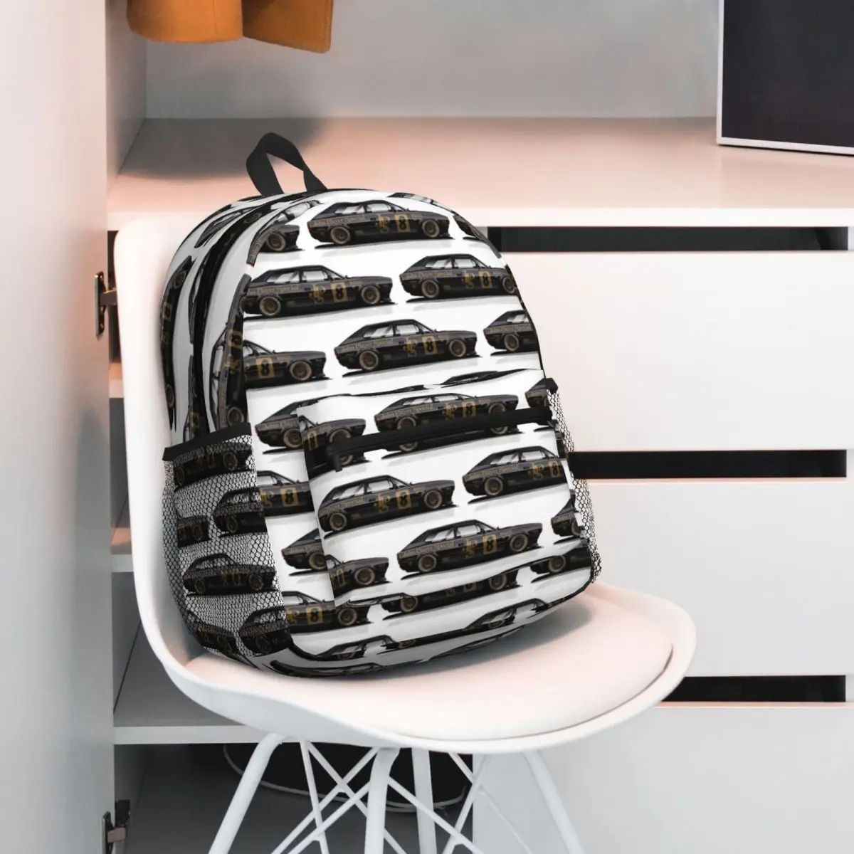JPS John Player Special Team Lancia HPE Backpack Student BookBag Children School Bag Laptop Shoulder Bags for Men Women