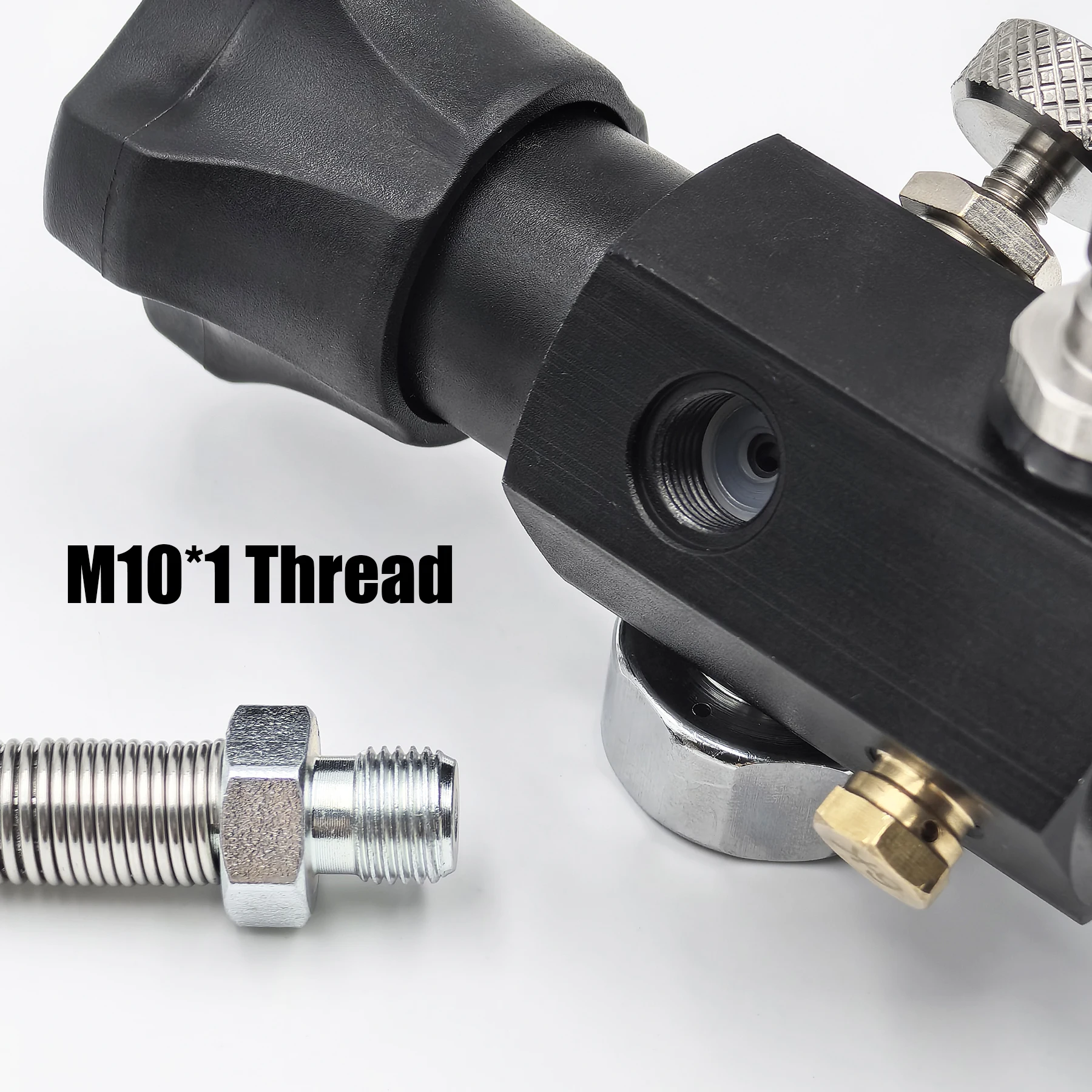 Imagem -03 - Válvula de Carregamento do Tanque de ar Comprimido Hpa Mangueira de Estação de Enchimento de Mergulho 20 50cm com Gaugem18x1.5 ou 818unf 4500psi 300bar