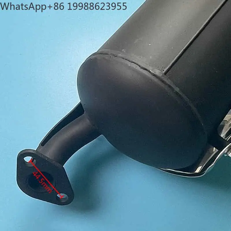 2KW EXHAUST MUFFLER SILENCE MOTOR STYLE REDUCE NOISE  GX160  GX200 168F 3KW 3800 GENERATOR WASHER SHIELD MANIFOLD PIPE