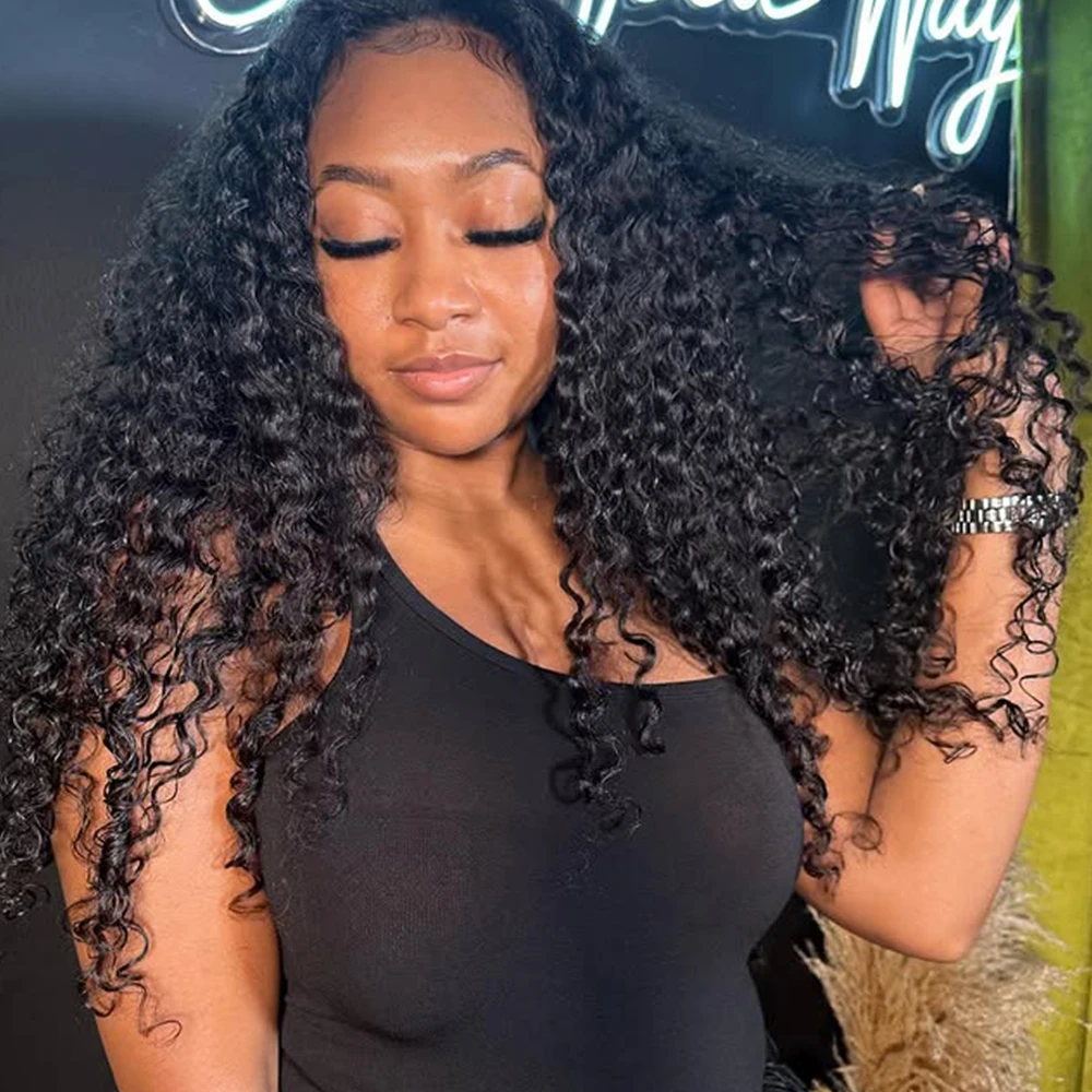 

200% Density 36 38 40 Inch Burmese Curly Wig Human Hair 13x4 Lace Front Wigs Pre Plucked Hairline 13x6 Hd Lace Human Hair Wigs
