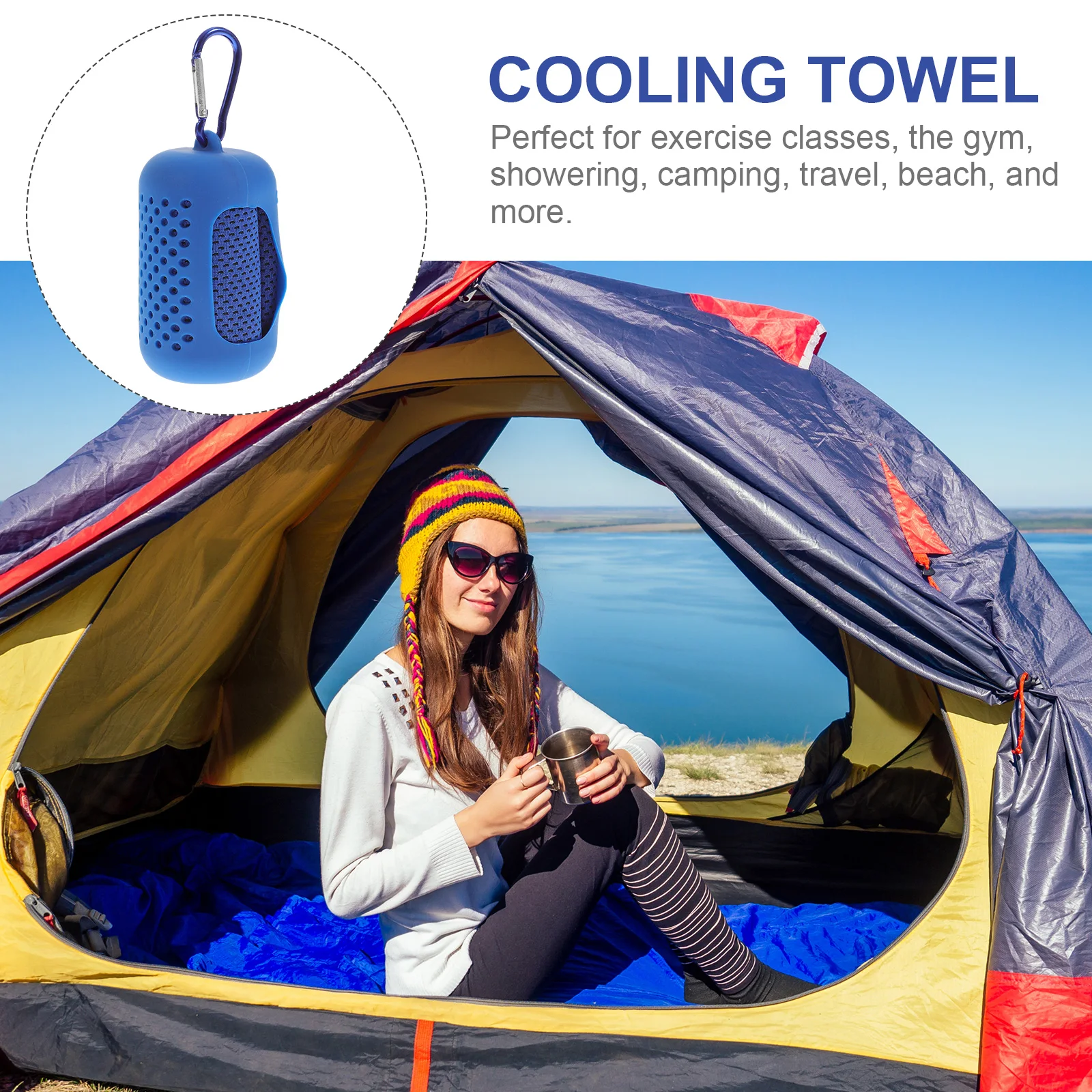 

Ice Sensing Quick Drying Lightweight Portable Sweat Absorbent Gym Travel Beach Cooling Towel Towel Fast Dry Sports