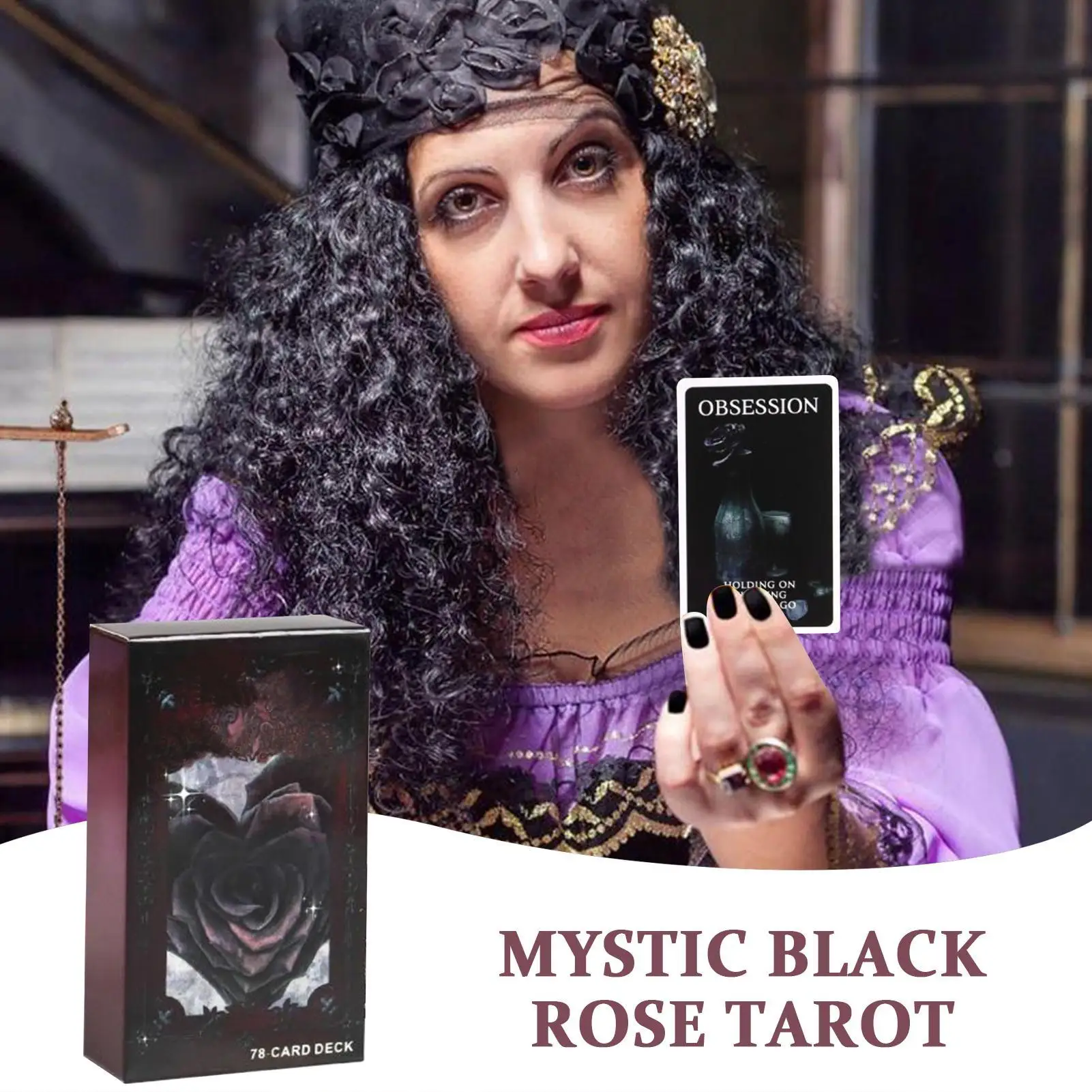 Tarot Cards 78 Pieces Love Theme  Learning Tarot Cards Positive Spirit Oracle Book for Couples Spreads Telling Beginner Seasons