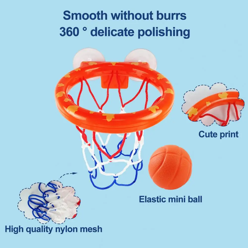 Cesta de baloncesto con ventosas para bañera – Juguete de baño para bebés - imagen 2