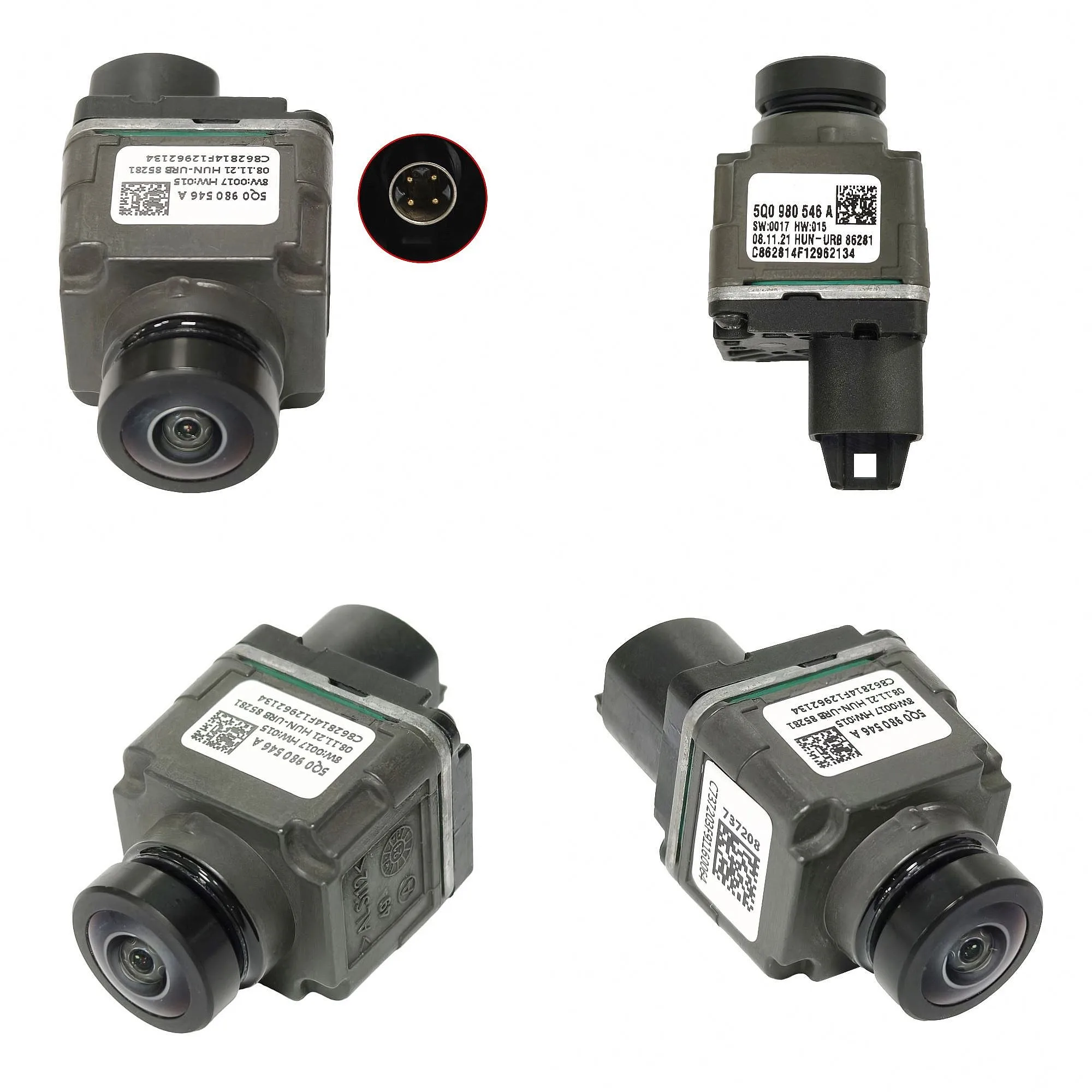5Q0980546A Front View Camera 360 Surround View Compatible with Aud A4 A5 Q3 Q5 S4 S5