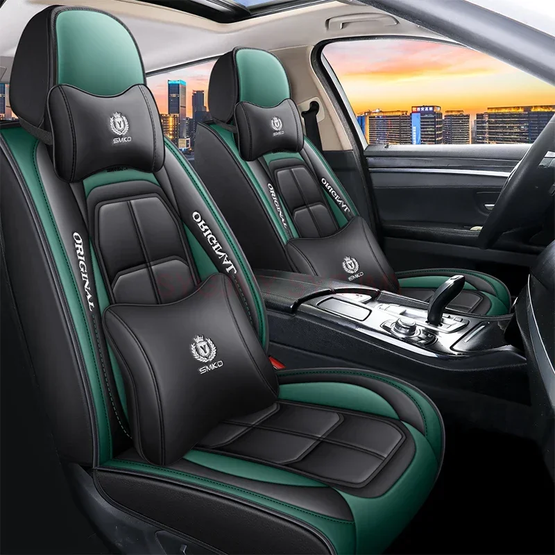 1 PC PU Leather Universal Car Seat Cover for Bmw 7 Series E38 E65 F01 F02 F03 F04 G11 G12 Interior Accessories