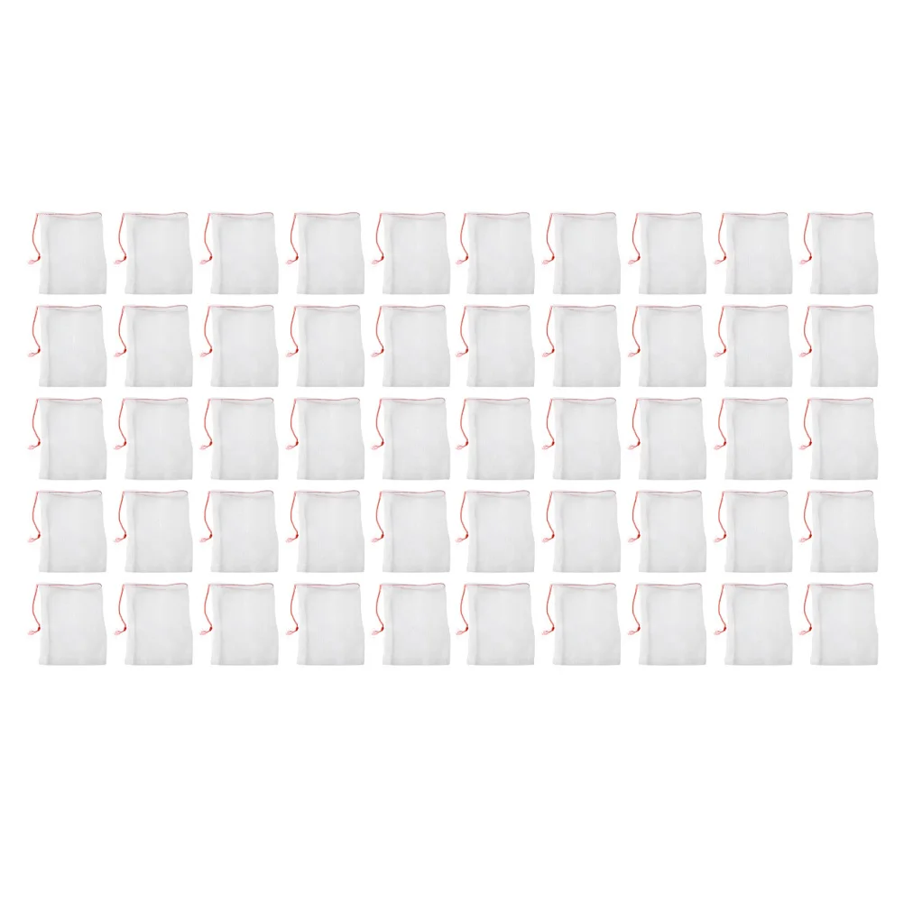 

50Pcs Plant Protective Covers Waterproof Mesh Nets for Fruit Trees Defense with Drawstring Long-Lasting Insect