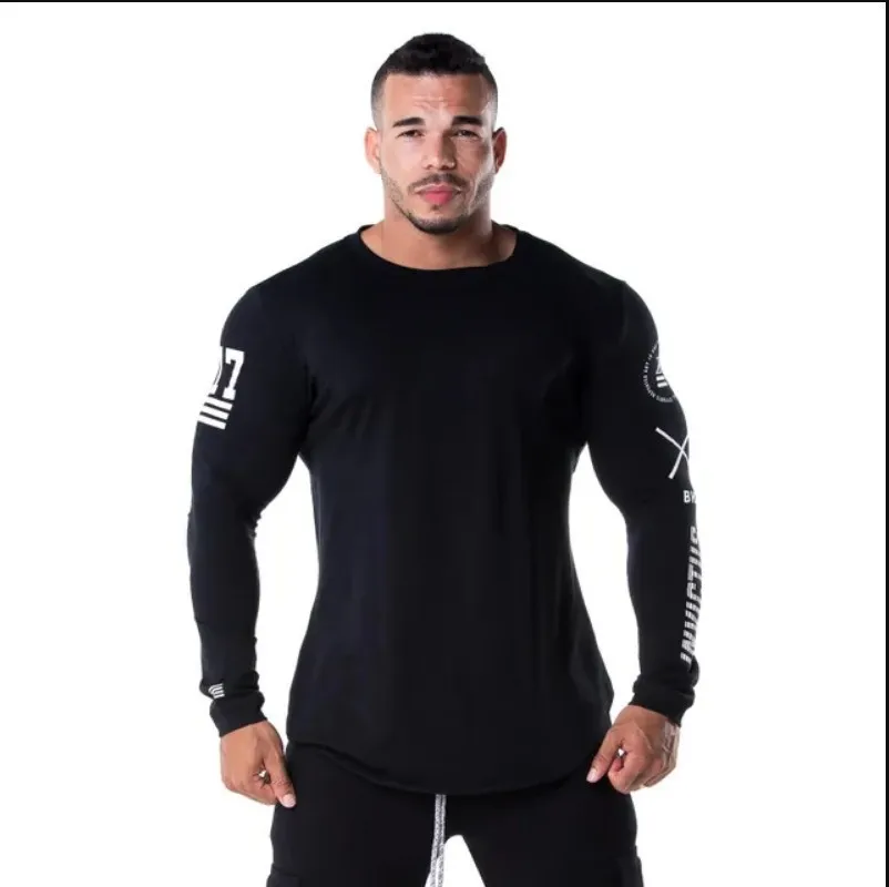 Fitness Training Long Sleeve Base Shirt Top Breathable Elastic Moisture Wicking Sweat Quick Dry Tight Quick Dry