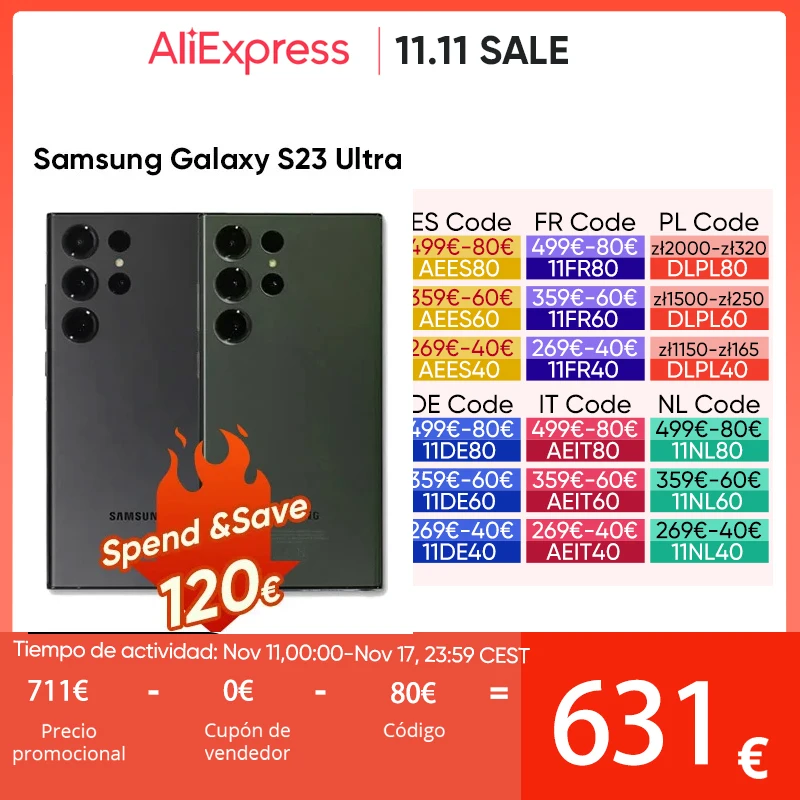 Samsung-Téléphone portable Galaxy S23 Ultra 5G, 256 Go, 512 Go, Snapdragon 8, Isabel 2, 120Hz, écran