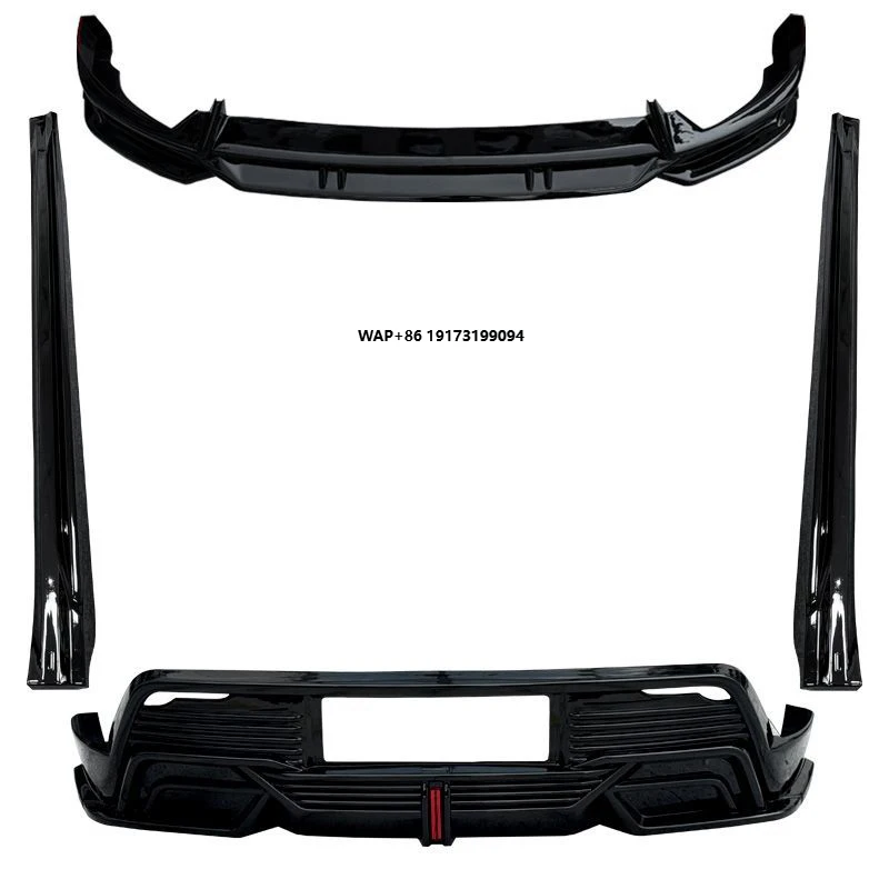 

Black BodyKit Rear Bumper Diffuser Front Lip Side Skirts Spoiler Performance Body Kit for Model Y Juniper 2025 2026