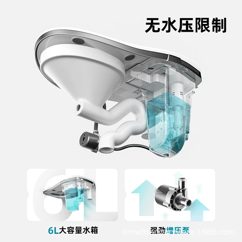 

New Model Yacht , Integrated Fully Automatic Flushing, Sensor-Operated Flip Cover, Instant Heating, Home-Use Toilet
