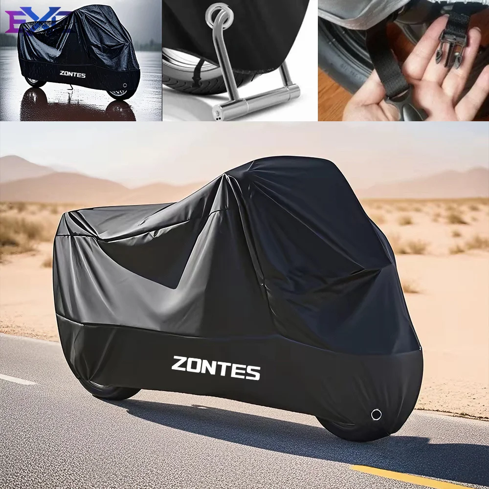 For Zontes G1 125 ZT125 G1 ZT125U ZT 125 zt Water-proof Motorcycle Cover Outdoor Uv Protection Dustproof Rain Covers Accessories