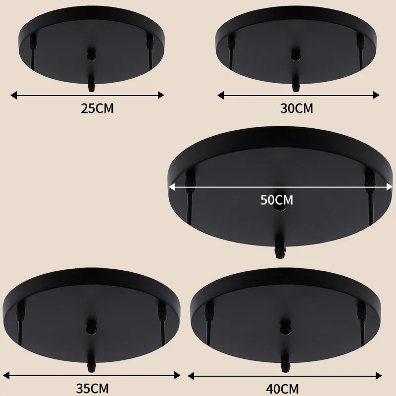 Lamp Lighting Accessories A Word Long Rectangular Round Ceiling Plate Base Chandelier Chassis Suction Cup Lamp Holder