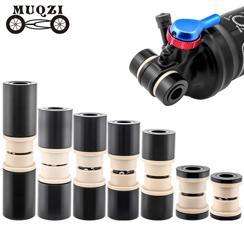 MUQZI MTB Rear Shock Bushing 22 24 32 44 50 52 54 68mm Inner Diameter 8mm Mountain Bike Shock Absorber Mounting Parts