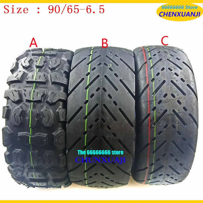 CST 90/65-6.5 11 Inch Pneumatic Tyre Tubeless Tire with Inner Tube for Dualtron Ultra Speedual Plus Zero 11x Electric Scooters