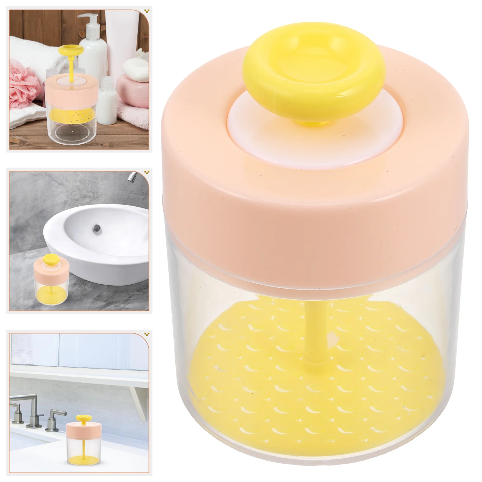 

Compact Plastic Foamer for Facial Cleansers Shampoos Body Washes Gentle Effective Cleaning User Friendly Design Multiple