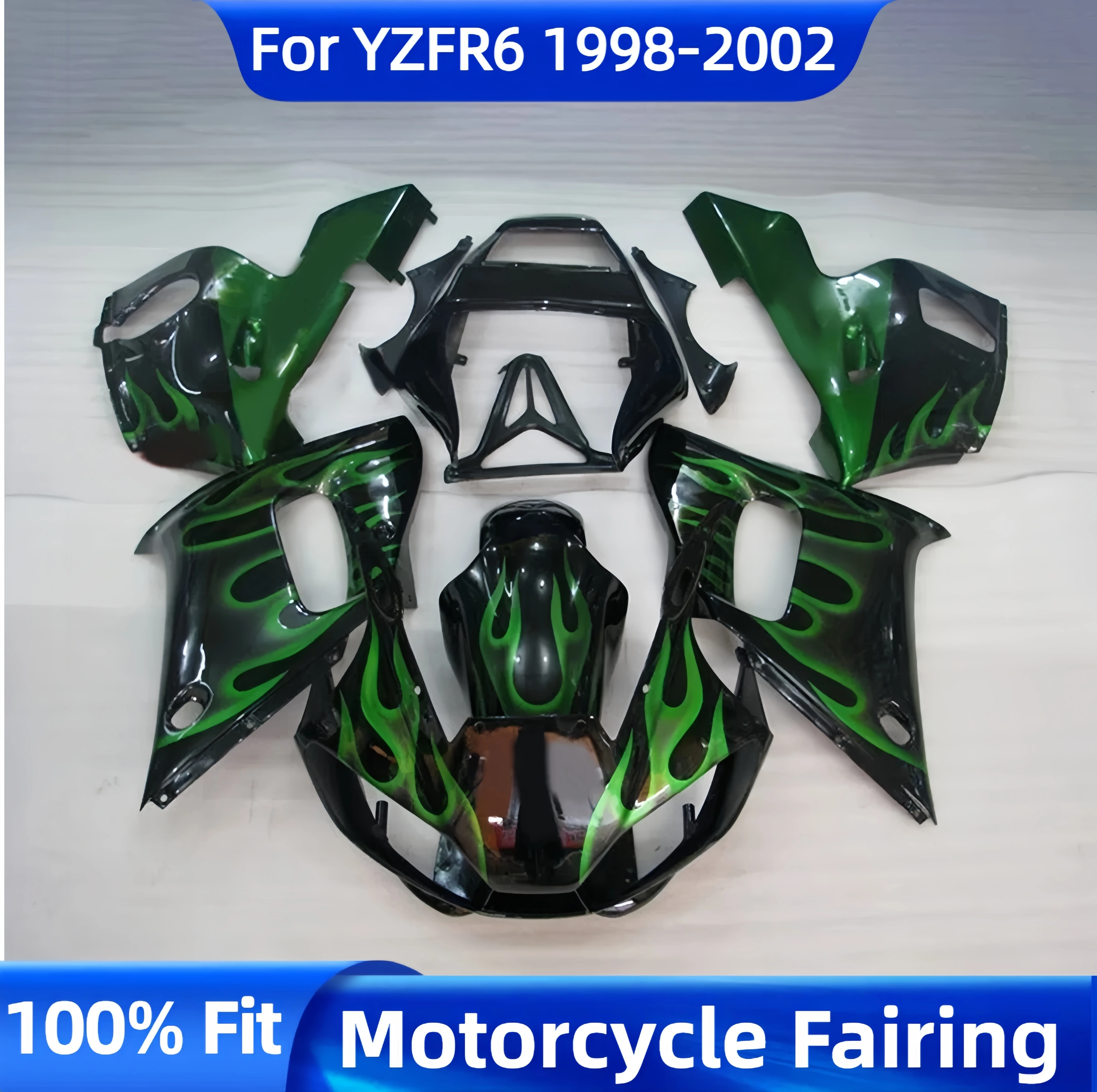 YZF R 6 98 99 00 01 02 New Style Fairings for Yamaha YZF R6 1998 1999 2000 2001 2002 Customizable Motorcycle Fairing Kit