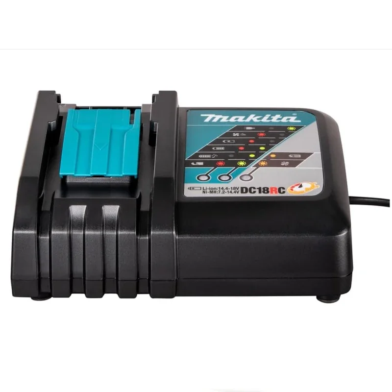 

1 Fast DC18RC 3A Li-ion Battery Charger for Makita 14.4V 18V LXT BL1815 BL1860 BL1430 BL1450