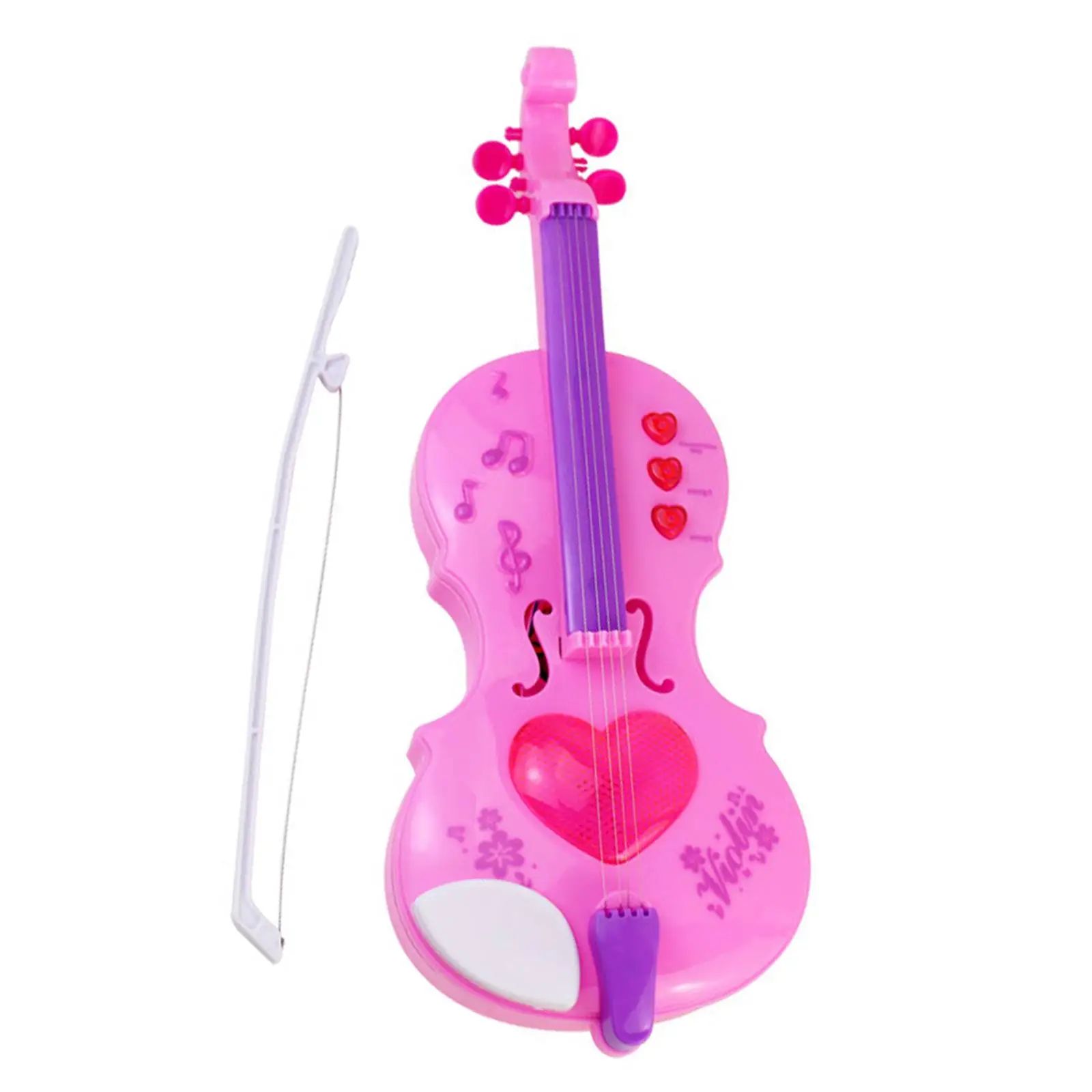 4 String Electric Violin Music Toy Early Educational Learning for Children, Simulation Musical Instruments Learning Toy Gifts