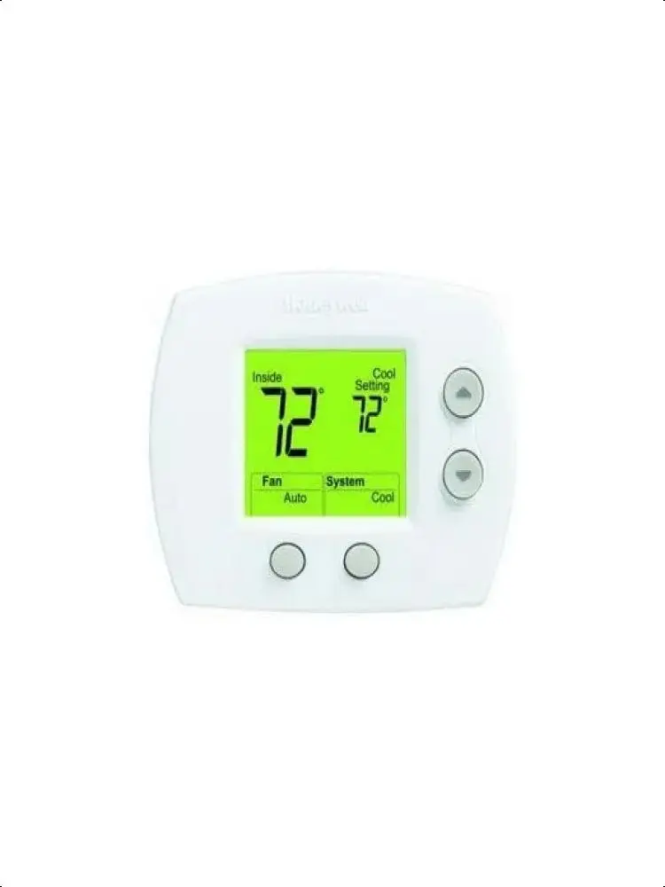 Honeywell TH5110D1022 FocusPRO 5000 Digital Non-Programmable Thermostat Power Method