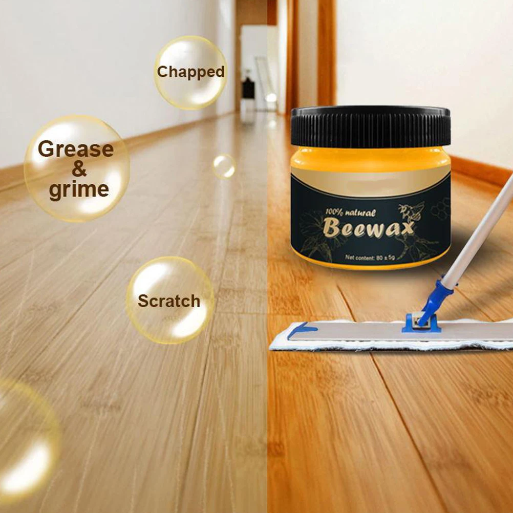 

Beeswax Furniture Care Natural Wood Seasoning Wax Maintenance Polishing Long Lasting Use Art Stone Seals Stamps Hand