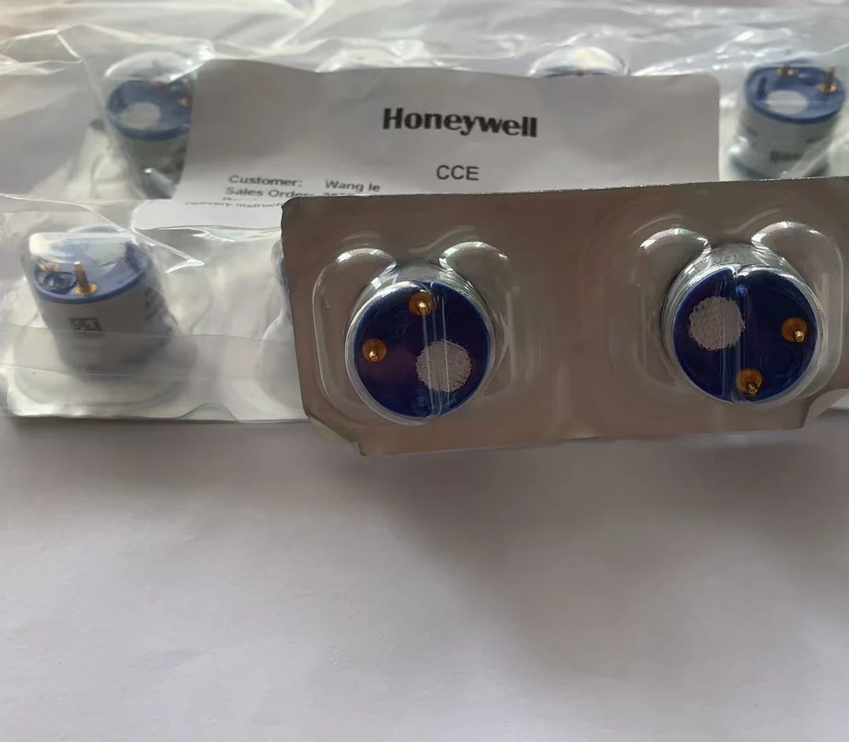 Sensor de calidad del aire O2 de repuesto del sensor Honeywell CCE-4O2-CNE para detectores de gas