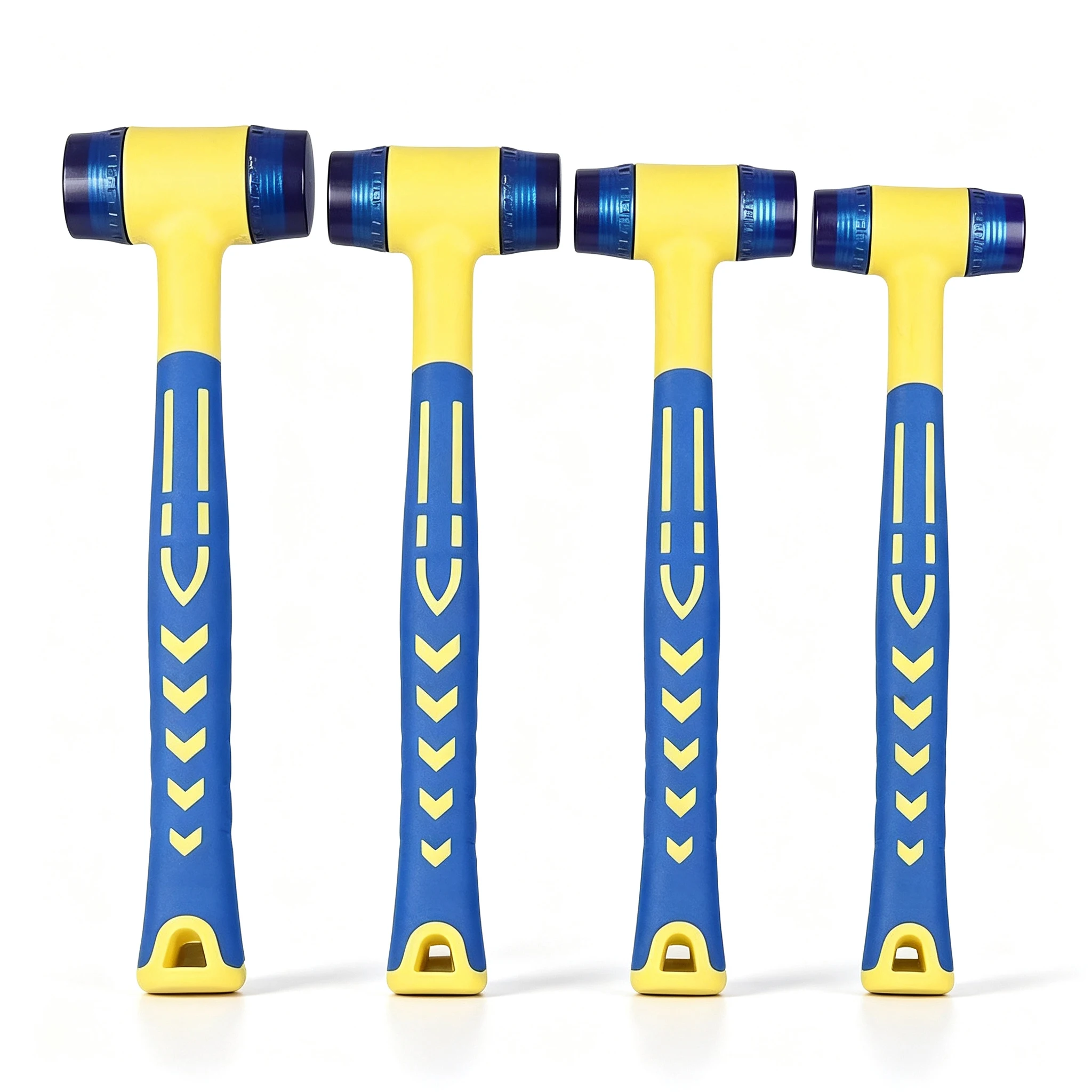 Soft Blow Rubber Mallet Double Faced Non Marring Hammer for Tile Installation Flooring Window Door Woodworking DIY Hand Tools