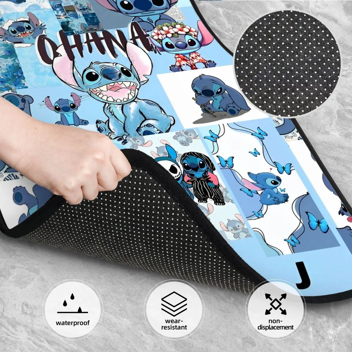 مجموعة سجادة أرضية السيارة الغريبة من Lion Stitch مكونة من 4 حصيرة أرضية عالمية مضادة للانزلاق مناسبة لشاحنات سيارات الدفع الرباعي