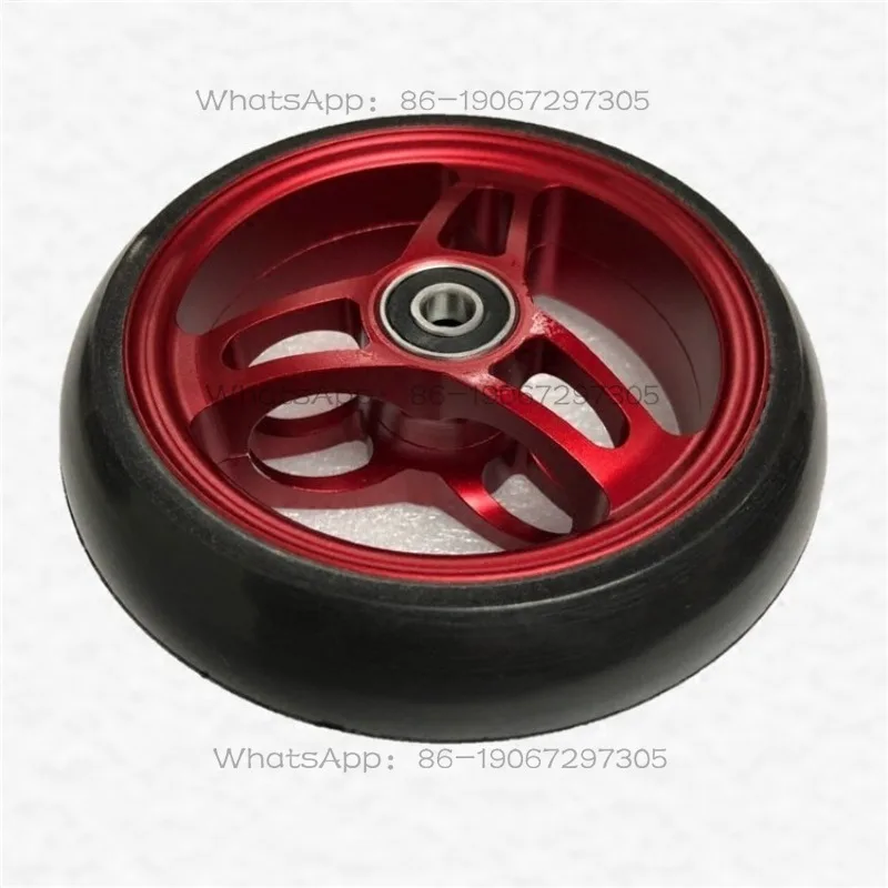 Sports wheelchair aluminum alloy front wheel 5 * 1.5 inches, wheelchair universal accessories