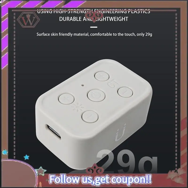 ไฟ LED แบบแม่เหล็ก ABBG สำหรับ DJI Osmo Mobile 7/6/5 อุปกรณ์เสริมสำหรับกิมบอลมือถือ