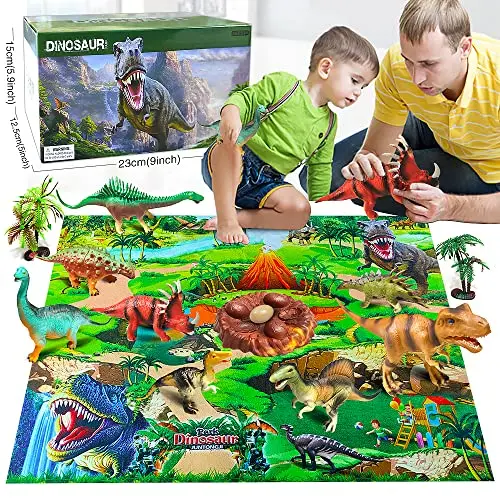 Dinosaur Toy Creating a Dino Animals Jungle Set Minifigure Dinosaur Excavation Children\'s Educational Toys for Boys Kids Gift