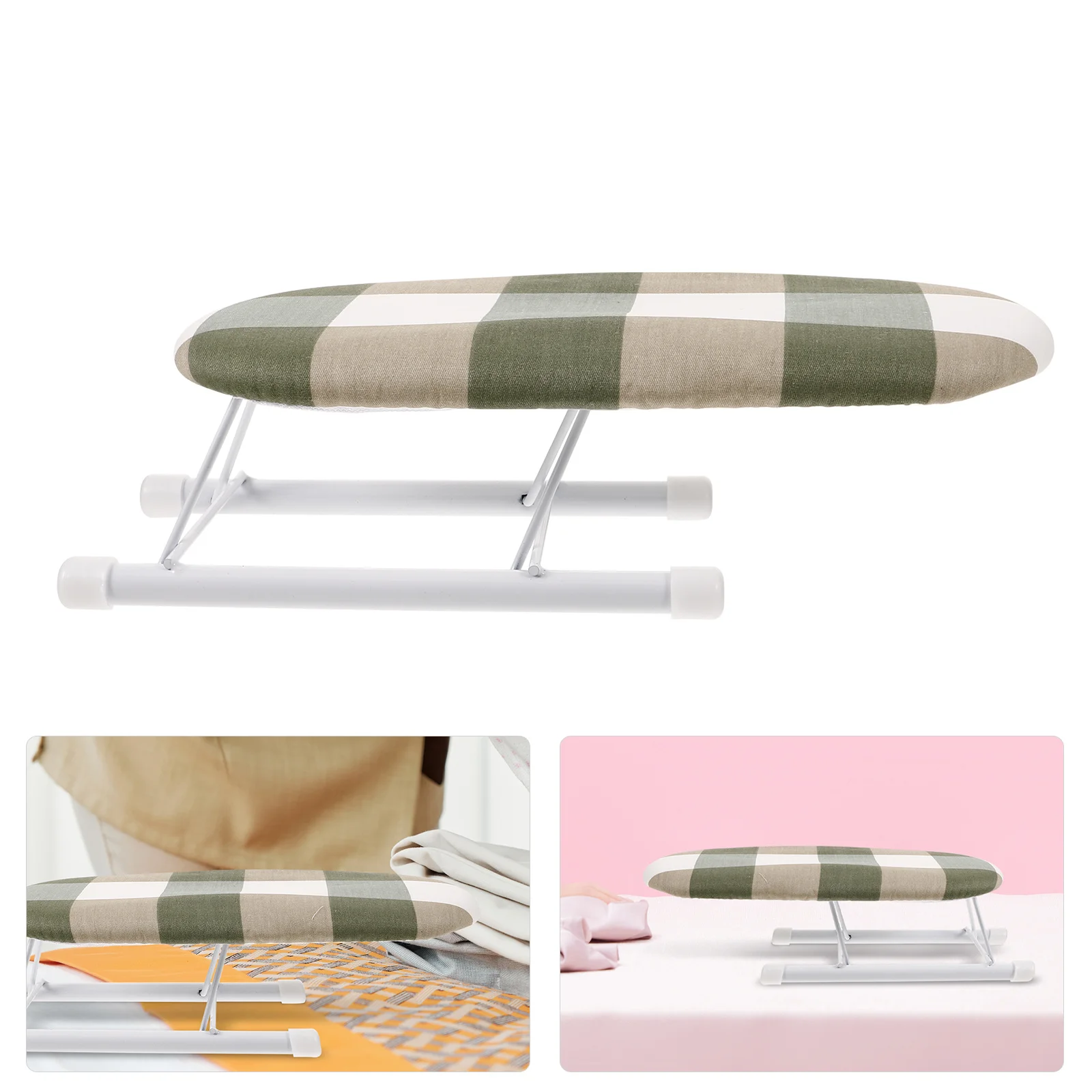 

Small Folding Ironing Board Mini Compact Design for Shirt Sleeves Collars Travel Household Practical Ironing Accessory