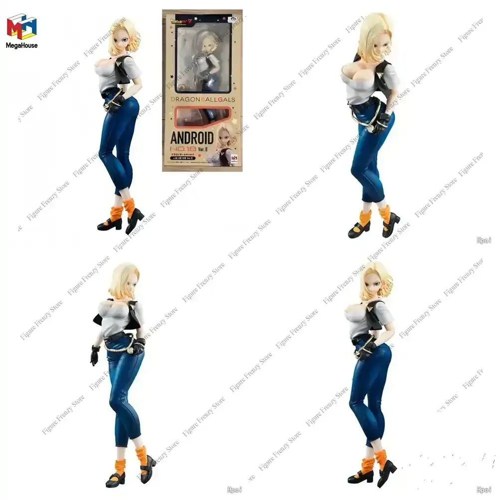 

Special Offer Original MegaHouse Dragon Ball Gals Dragon Ball Z Cyborg 18 Ver.II 1/8 Scale Figure for Dragon Ball Collectors