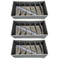 3 Pcs Bra Storage Box Lingerie Organizer Clothing Bins Clothes Organiser Boxes Drawer