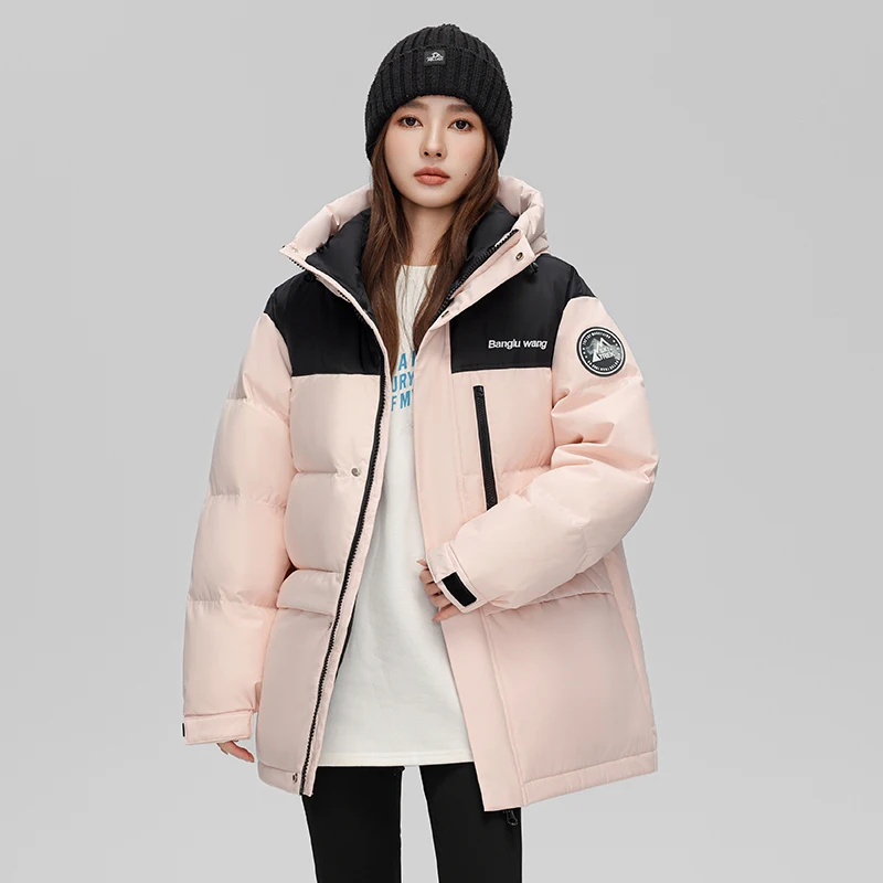 

Зимняя утепленная куртка-пуховик с капюшоном для молодежи, морозостойкая, модная, для активного отдыха, бега, альпинизма