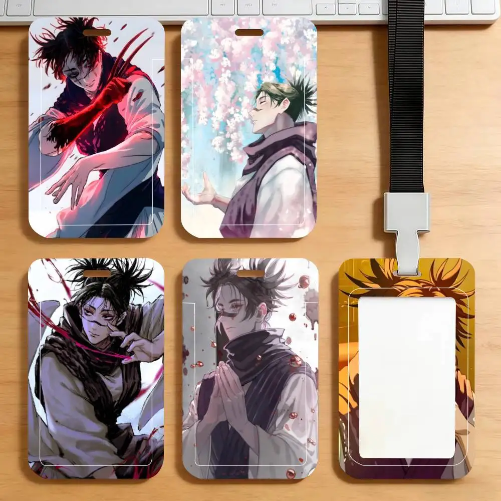 

Держатель для ID-карт Choso Anime J-Jujutsu Kaisen с ремешком на шею, подвеской, держателем для бейджей, шнурком, брелоком, чехлом для рабочего пропуска, подарок