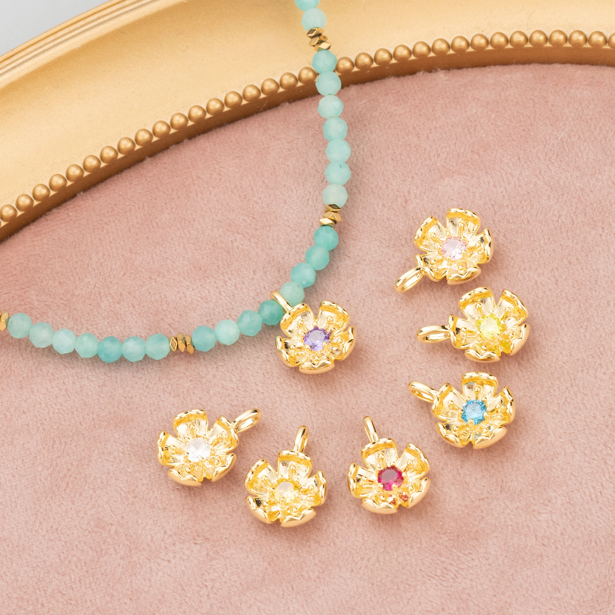 GUFEATHER,6 pz/lotto,MG88,accessori di gioielli,placcato in oro 18k rodiato,rame,ciondoli,zirconi,fatto a mano,creazione di gioielli,ciondoli fai da te