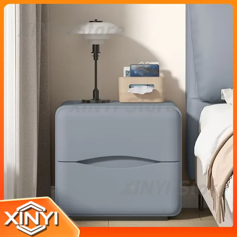 for Space Saving Bedside Table for Modern Bedroom Minimalist Trendy Luxury Nightstand with Storage Aesthetic Mesitas De Noche
